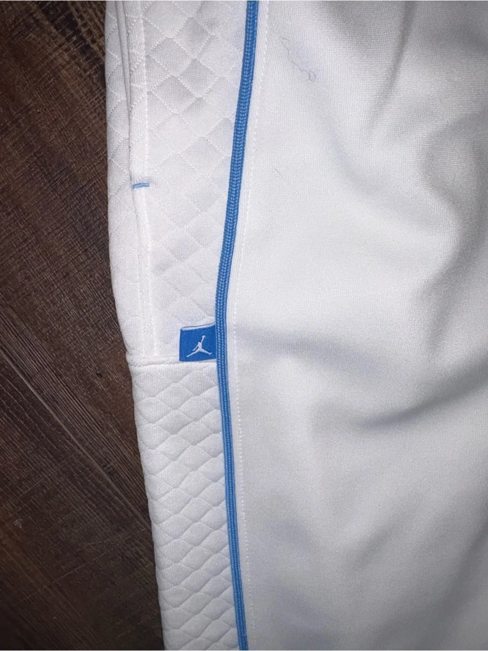 Vintage Jordan Carmelo Anthony Melo Tracksuit Jacket Pants White Blue Yellow XXL